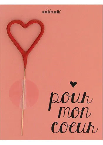 Cartes Cierges pour mon coeur