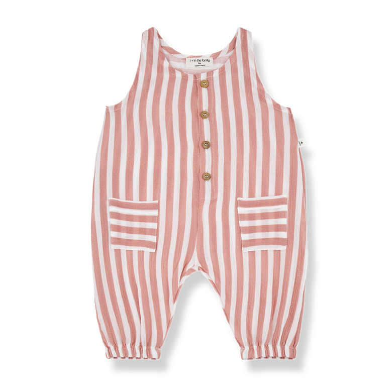 Combinaison INIGO corail — 3 mois