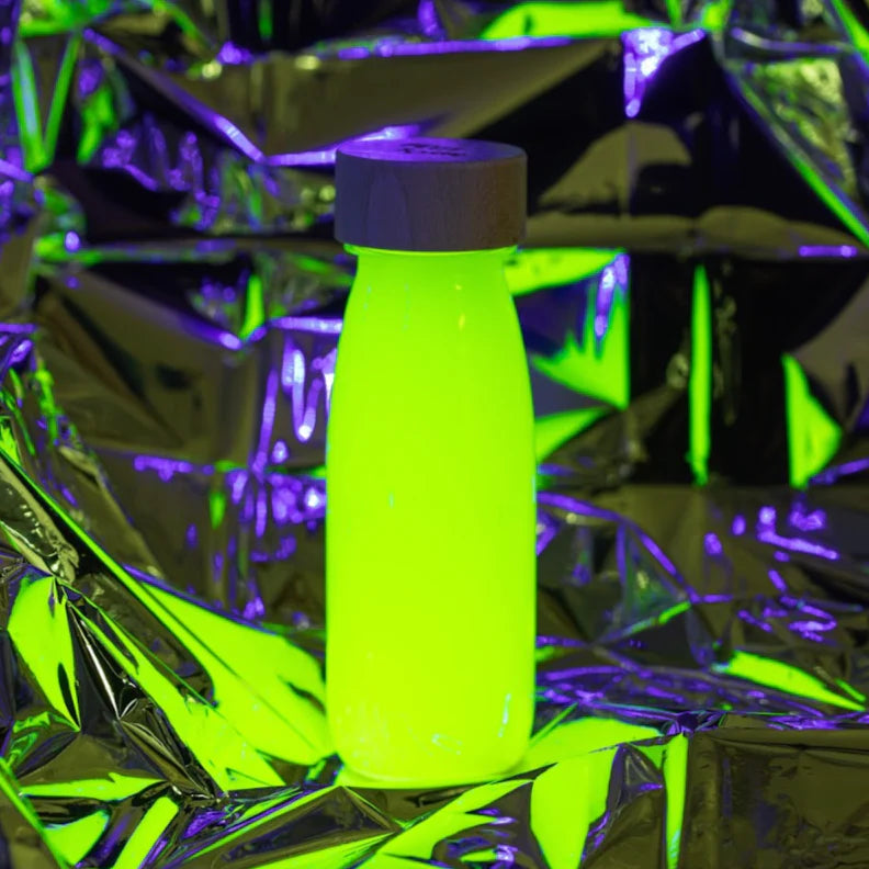 Bouteille sensorielle Float Jaune Fluo 4