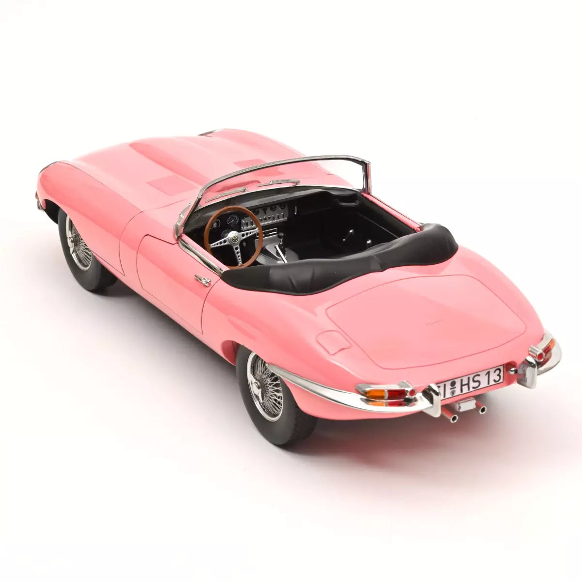 Jaguar Type E Cabriolet 1962 Rose 1/12 8