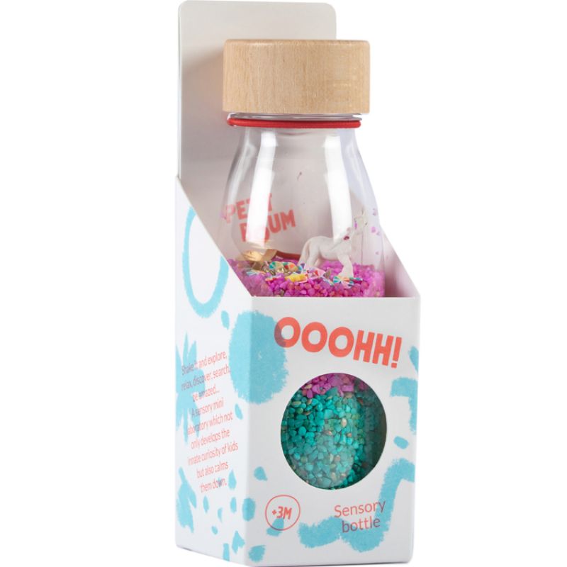 Bouteille sensorielle sonore Licorne 2