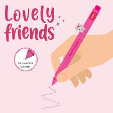Stylo à encre gel Lovely Friends Licorne 3