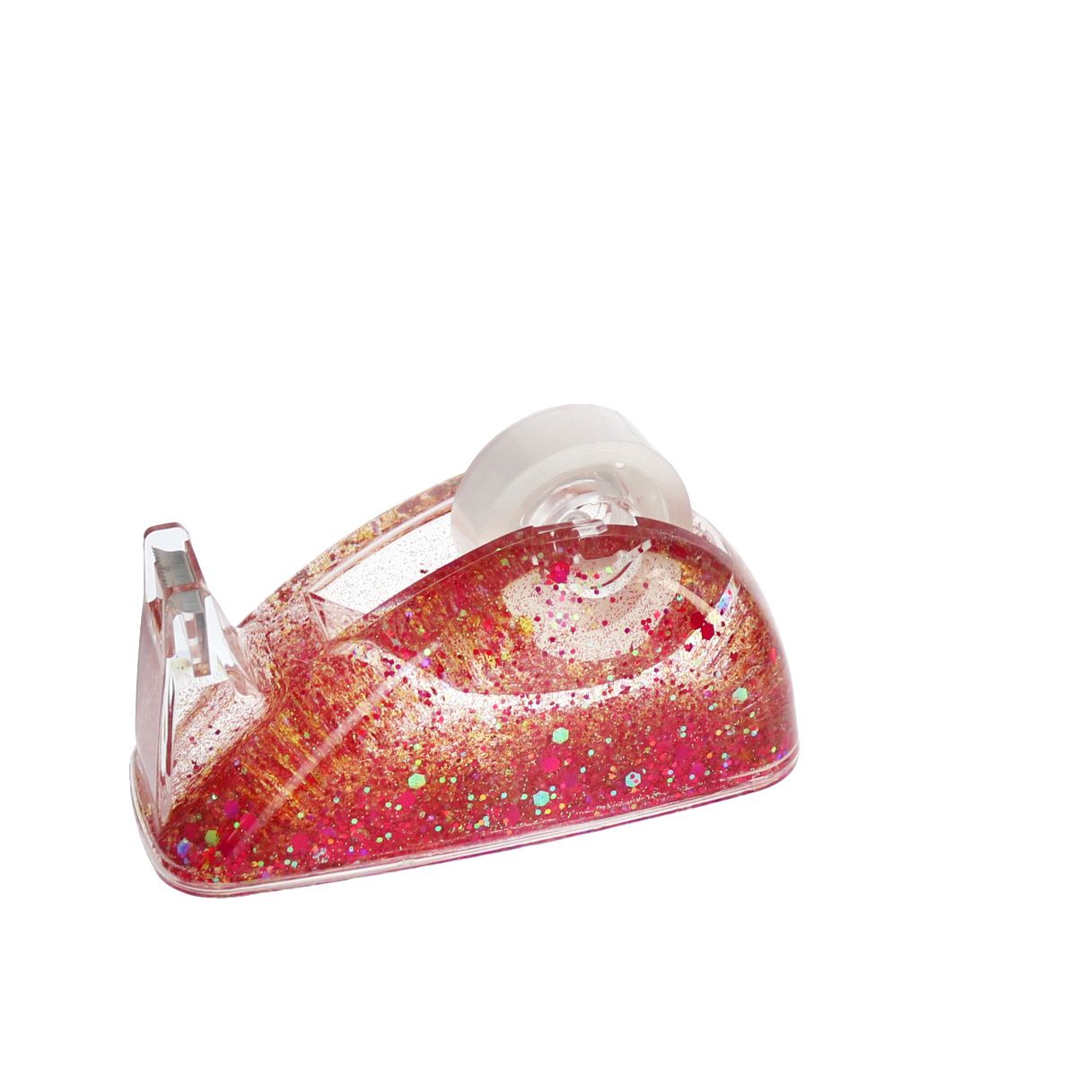 Dévidoir de ruban adhésif à paillettes roses 2