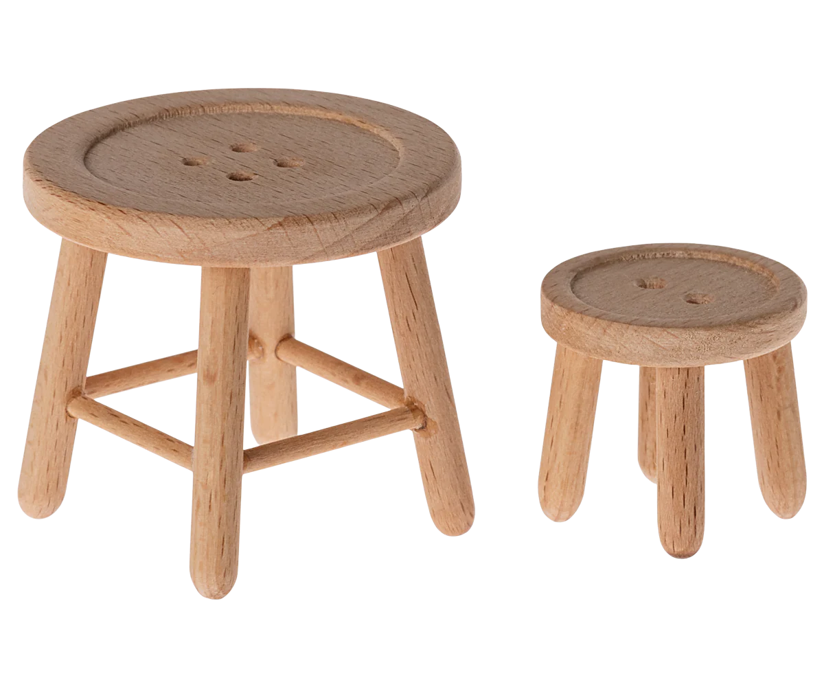 Maileg : Ensemble table et tabouret, Souris