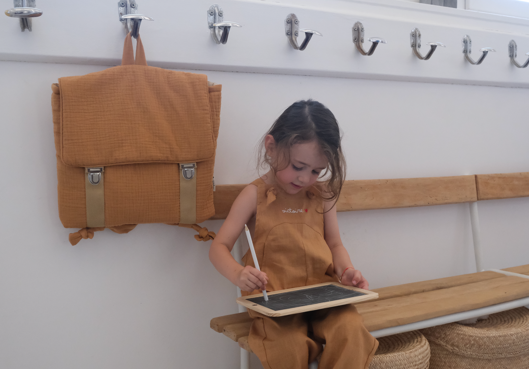 Cartables maternelle en gaze de coton 4