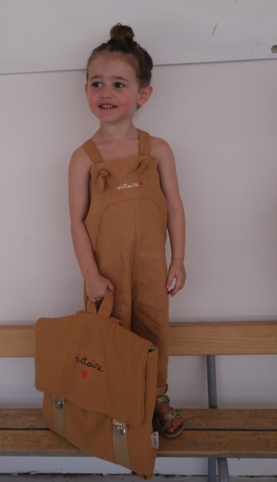 Cartables maternelle en gaze de coton 7