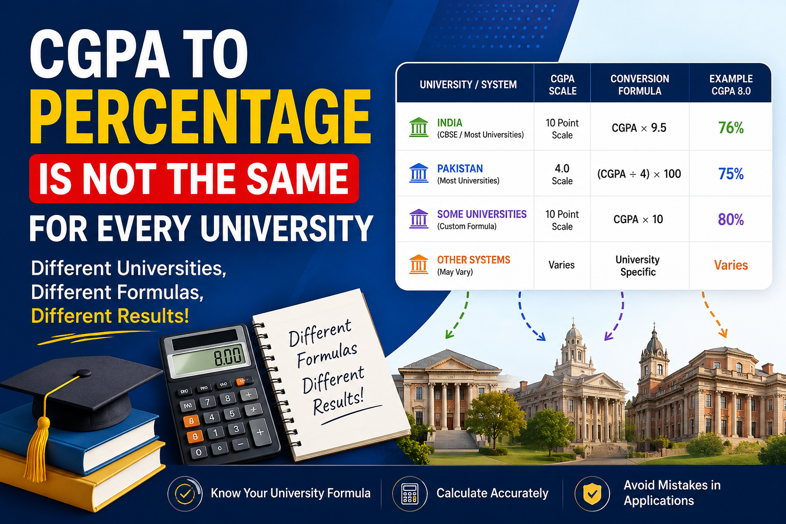 CGPA to Percentage converter