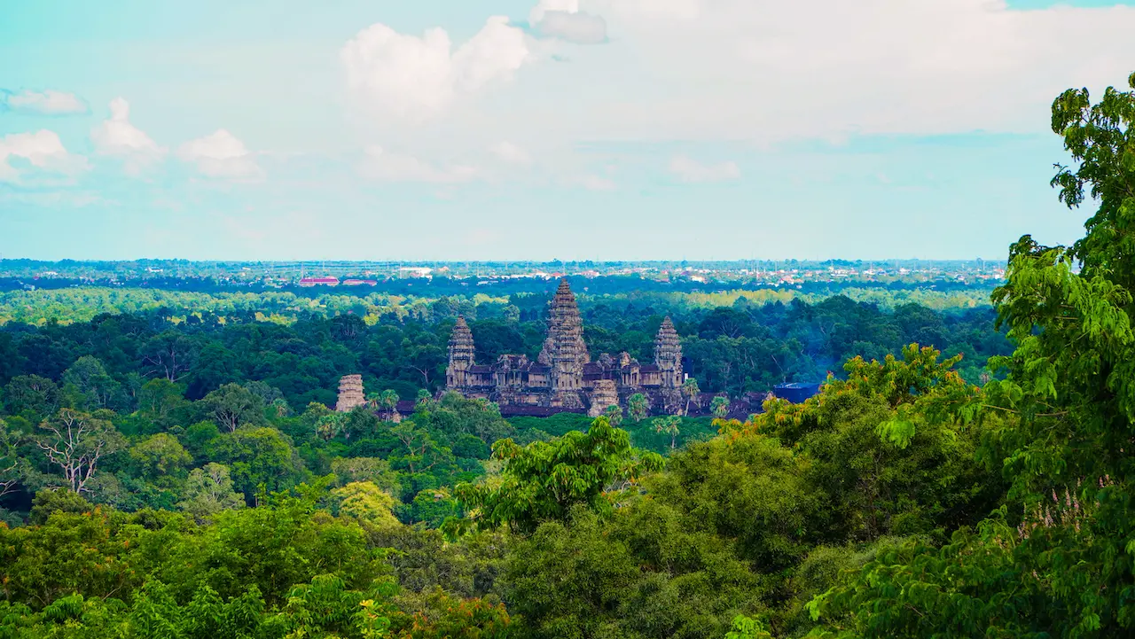 View of Angkor Wat from Phnom Bakheng