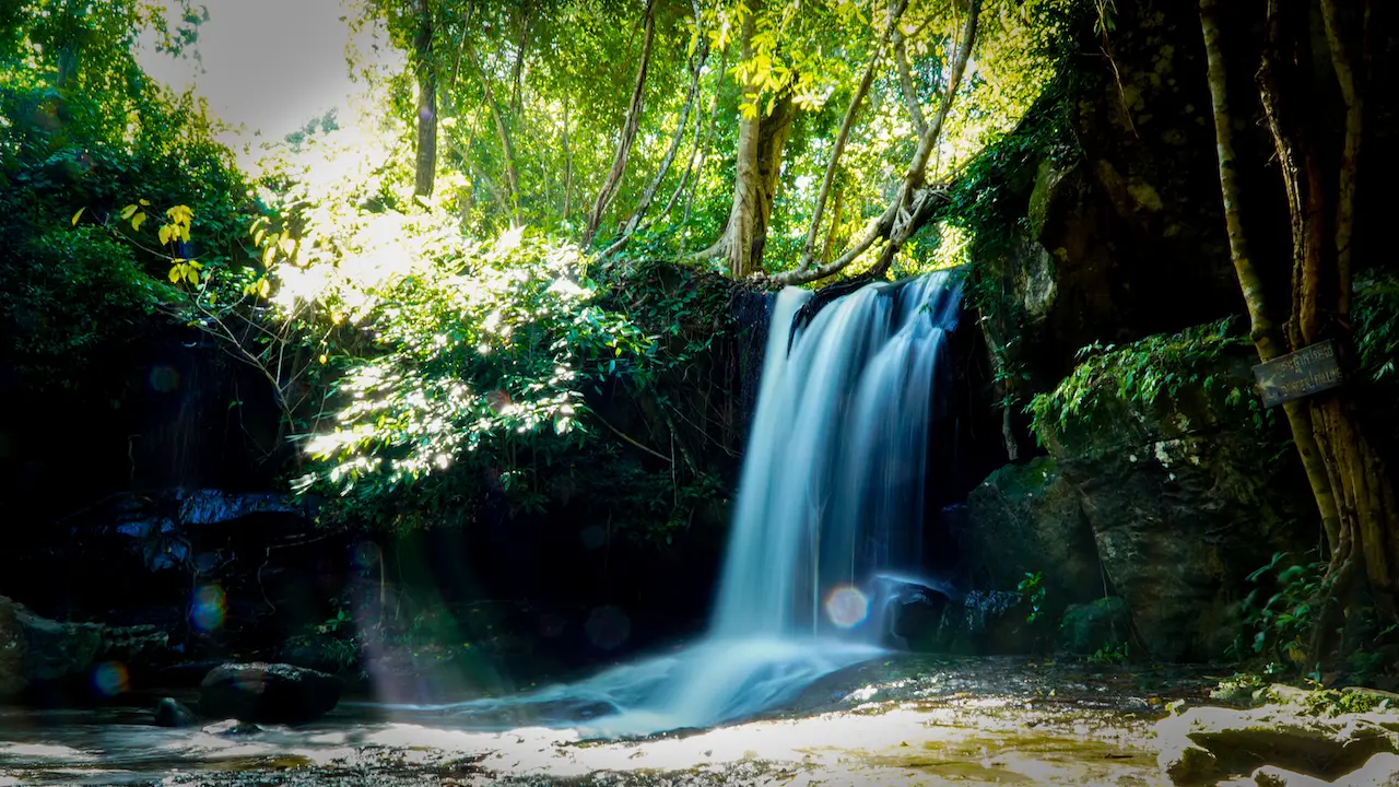 Waterfalls in Kbal Spean