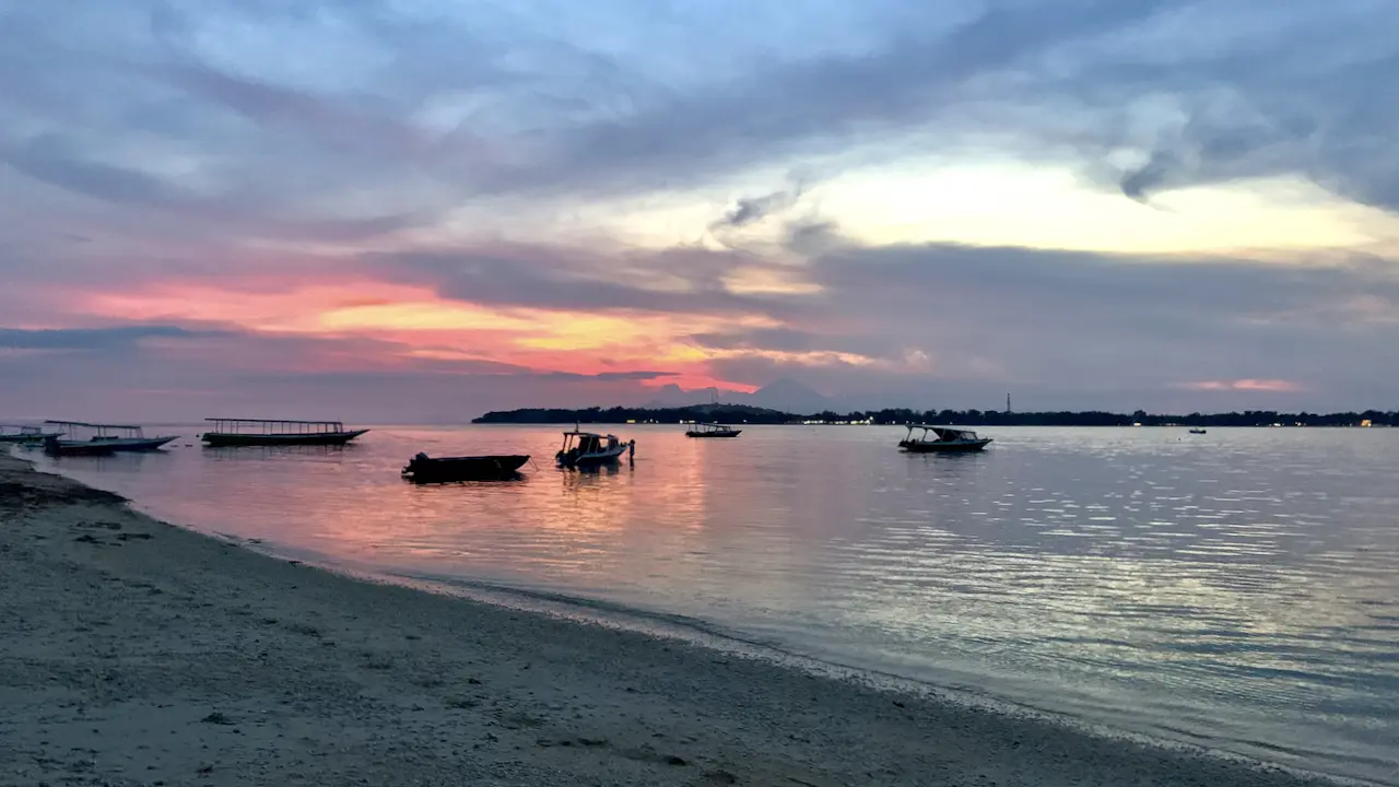 Sunset in Gili