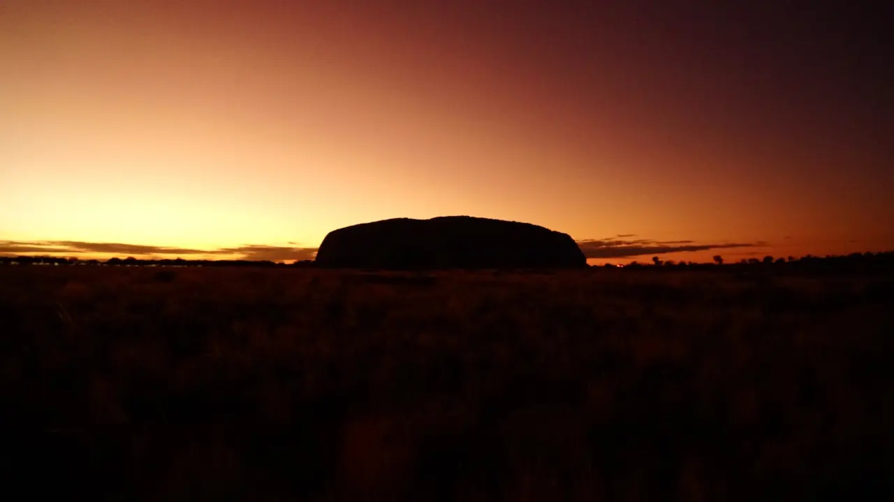 Sunrise in Uluru