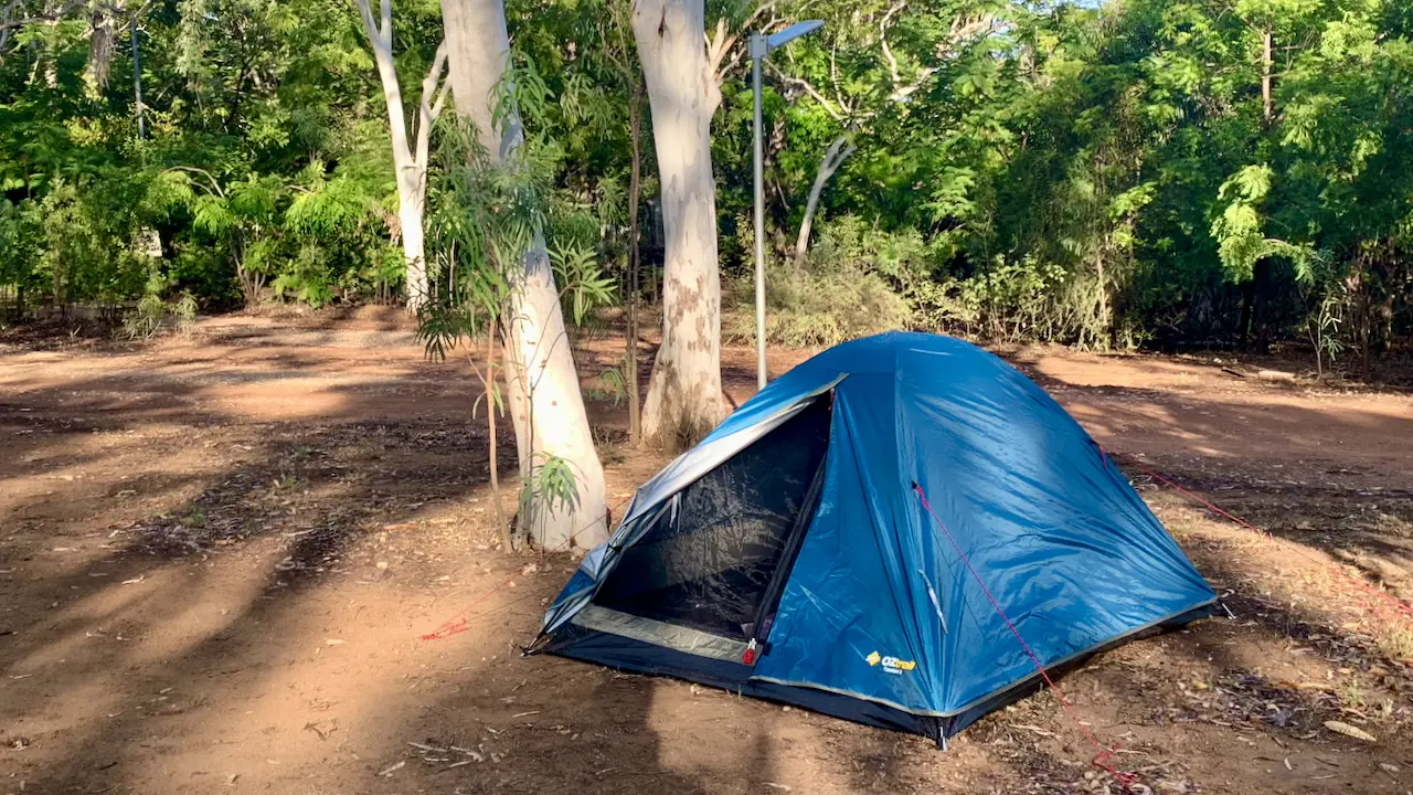 Camping in Mataranka Homestead Campground