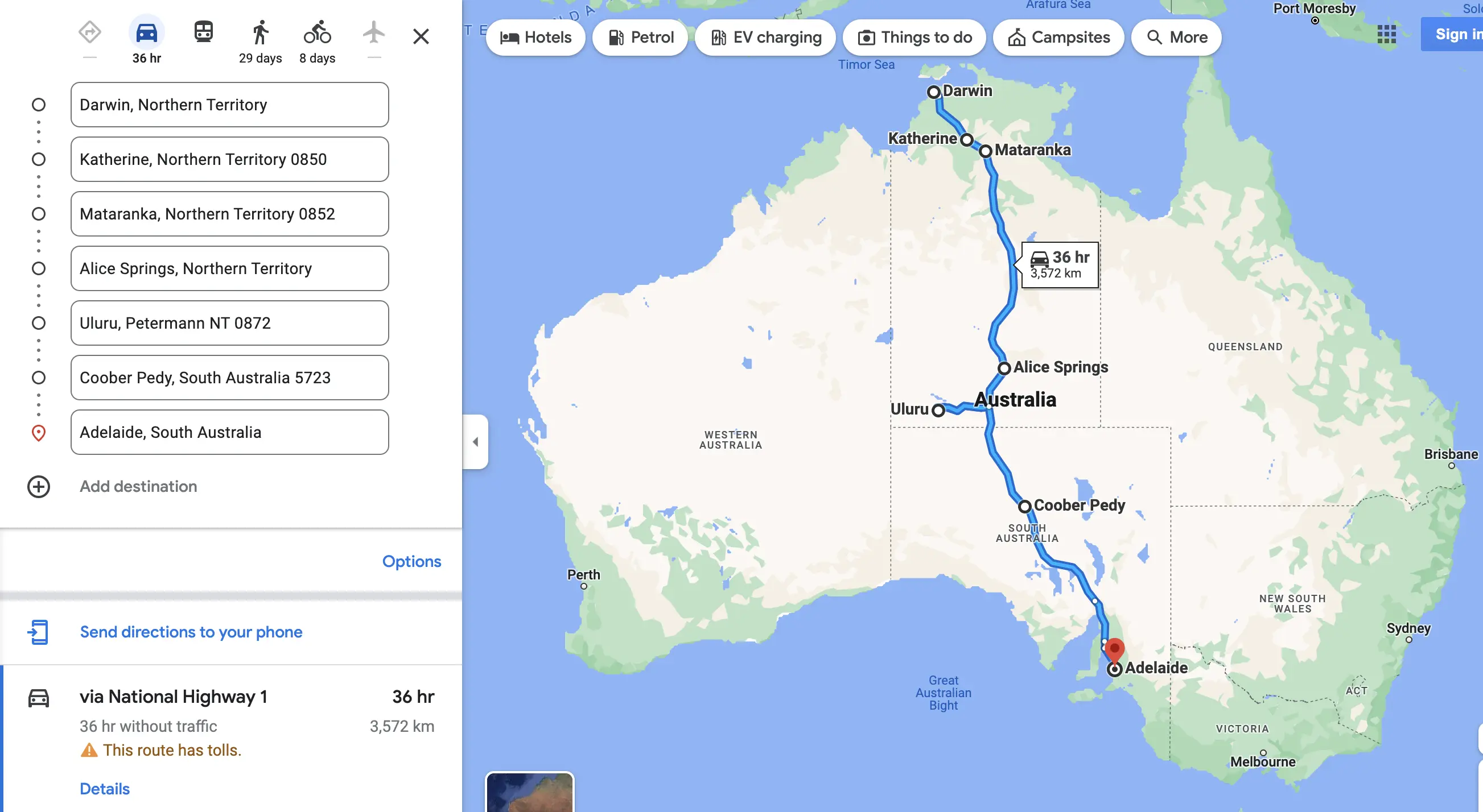 Darwin to Adelaide - The Explorer&rsquo;s Way