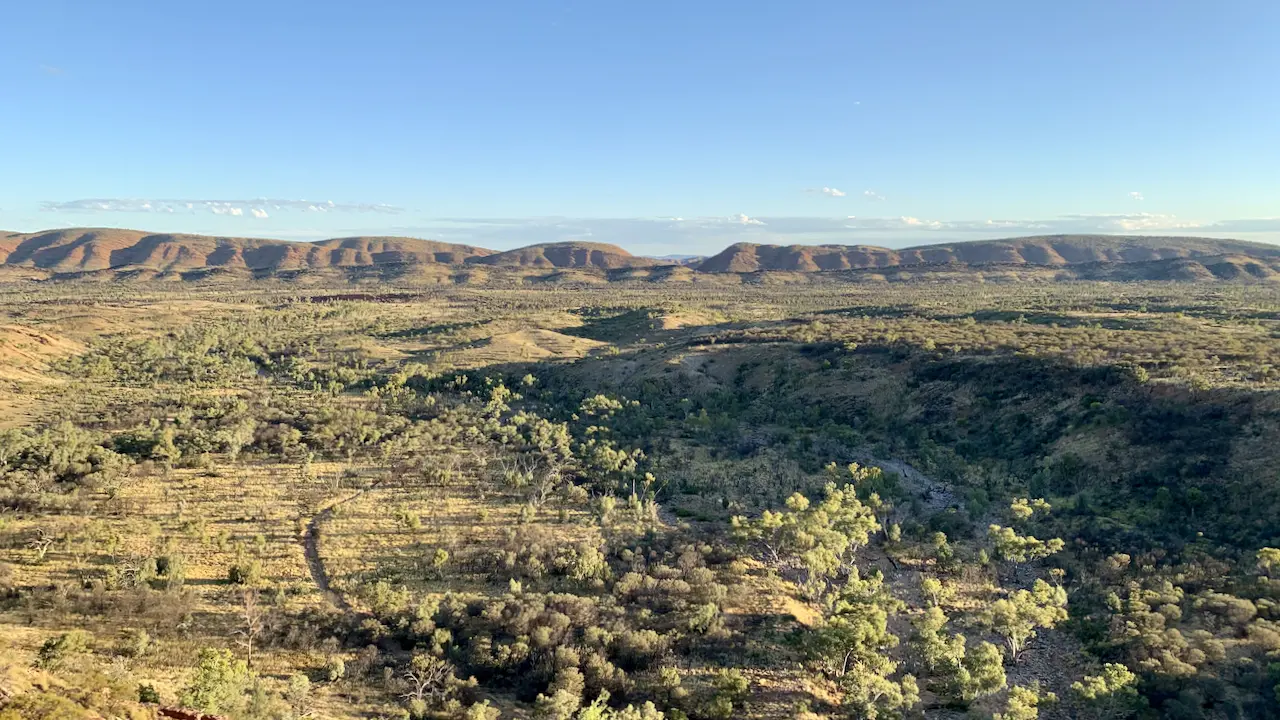 Views from the Lookout Walk in Serpentine Gorge