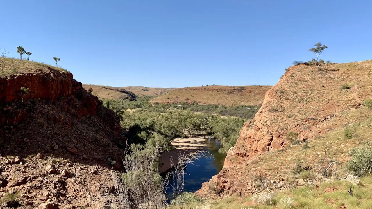 Views from the Ghost Gum Walk in Redbank Gorge