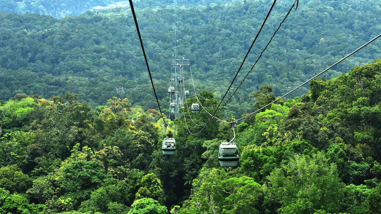 Skyrail over the Kuranda Rainforests