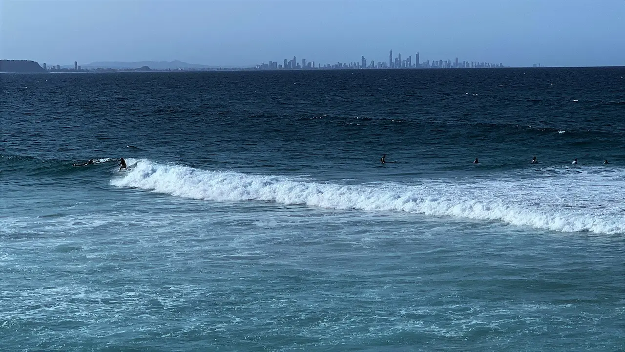 Gold Coast Skyscrapers as seen from Coolangatta Beach