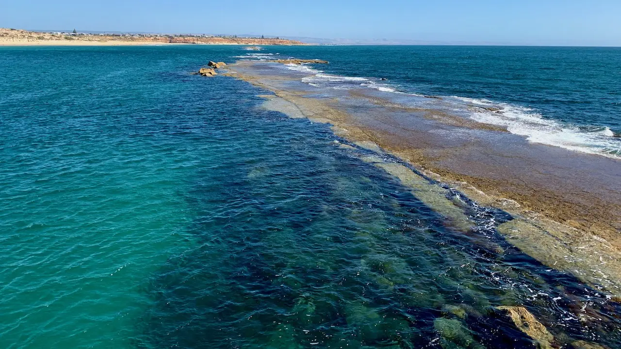 End of Port Noarlunga Jetty