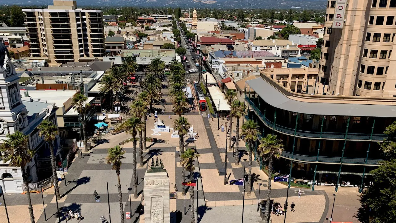 City View From Ferris Wheel