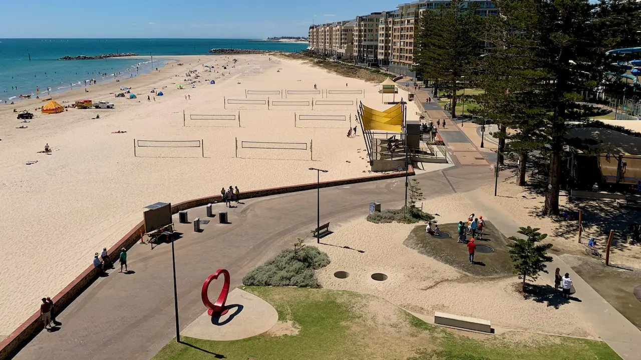 Beach View From Ferris Wheel