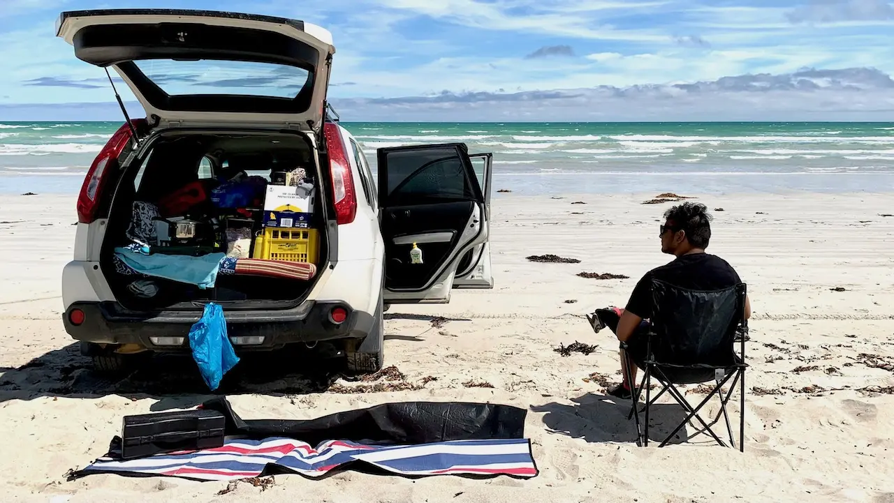 Me Chilling On The Beach