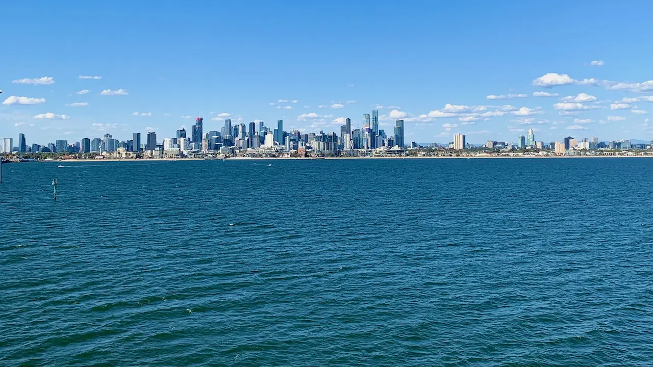 City of Melbourne as seen from SOT II