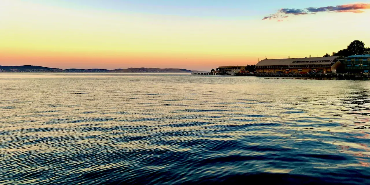 View from Waterfront at Dusk