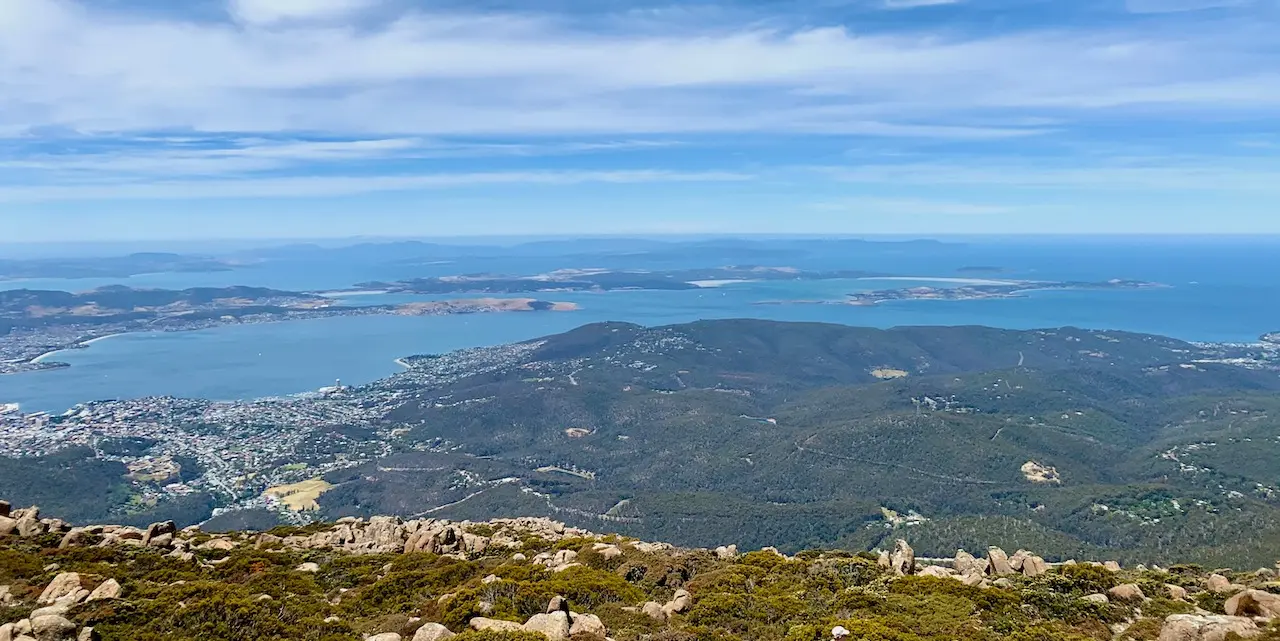 Aerial View of South Hobart