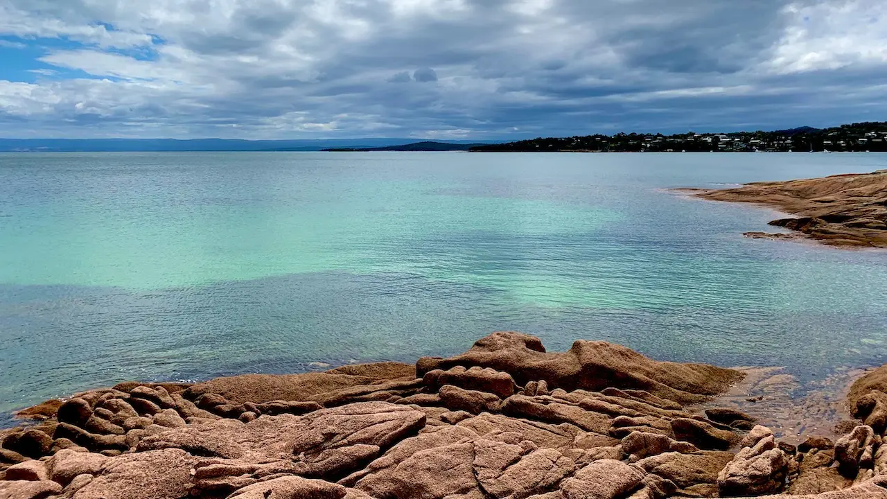 Coles Bay, as seen from Honeymoon Bay