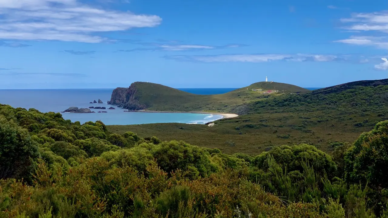 Cape Bruny as seen from Lighthouse Bay