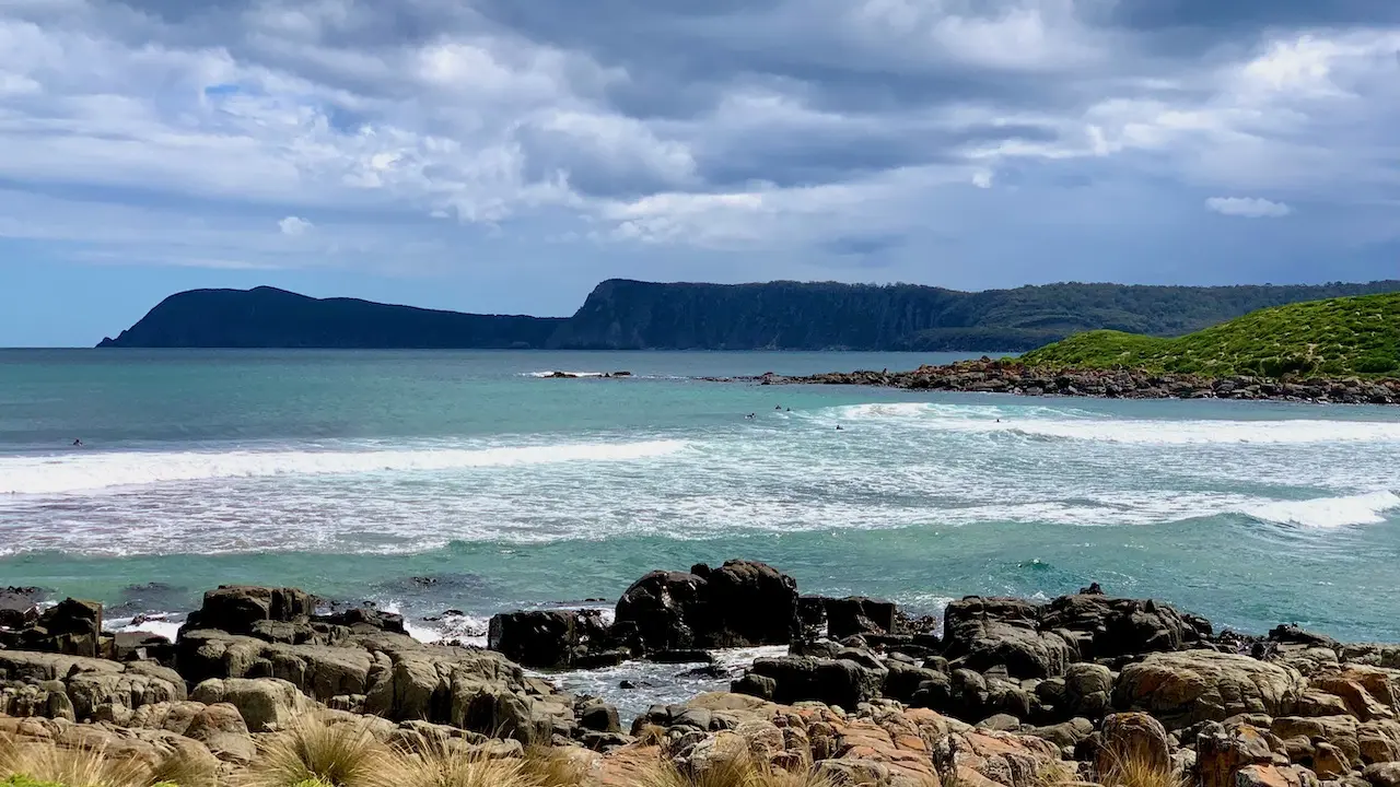 Cloudy Bay overlooking Cape Bruny