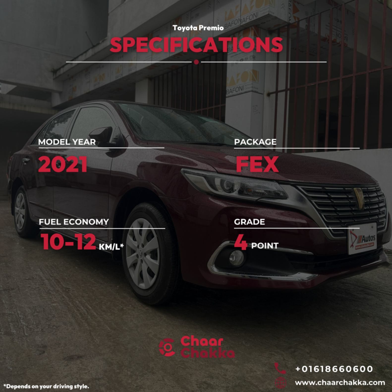 Toyota Premio 2021