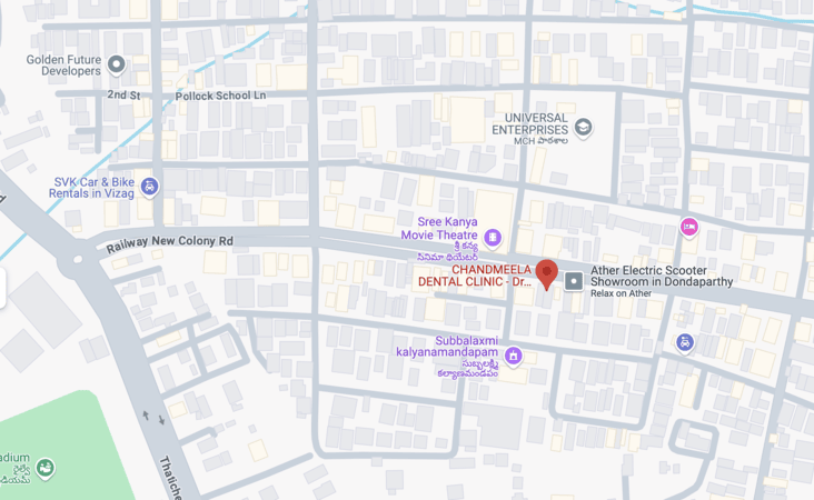 Map showing clinic location