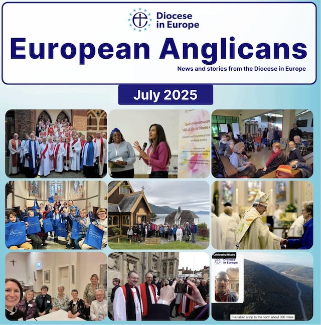 title page european anglican's july 2025