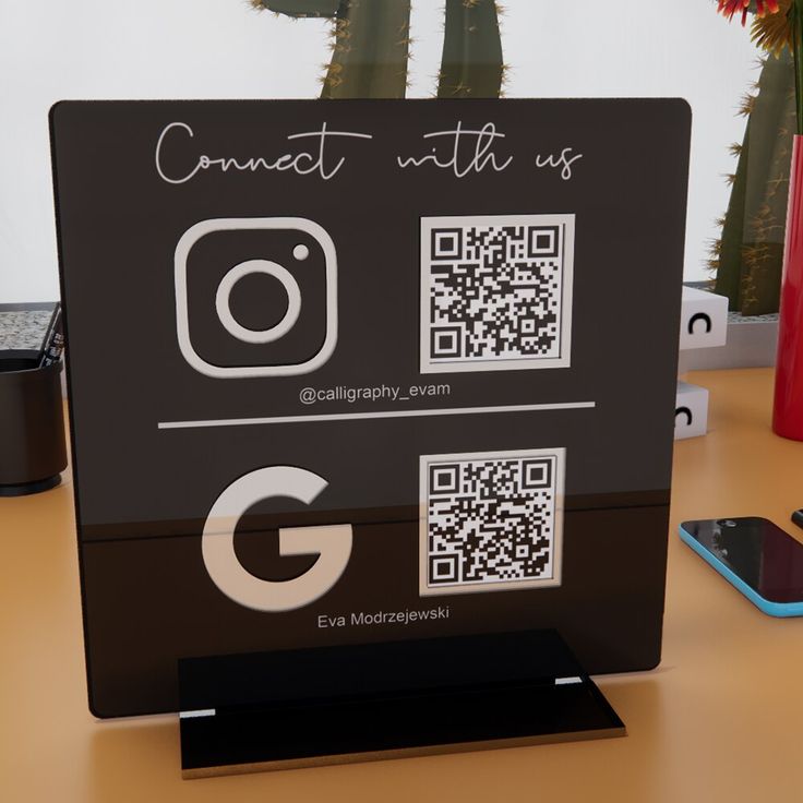 Cartes de visite avec QR et NFC