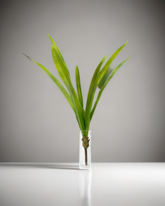 Follaje de hojas de orquídea soft touch 70 cm