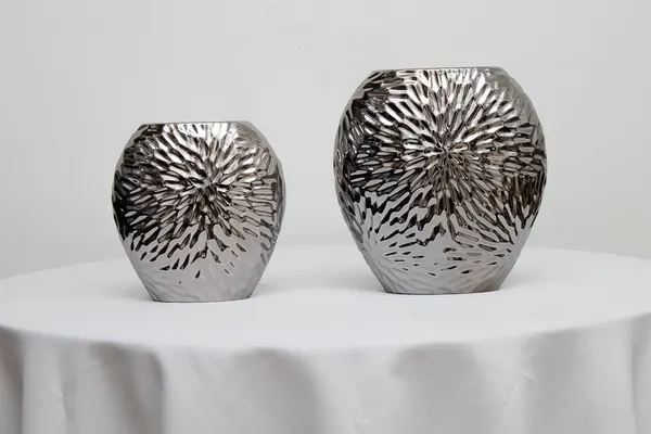 Base cerámica mnemosine Plata, dos tamaños