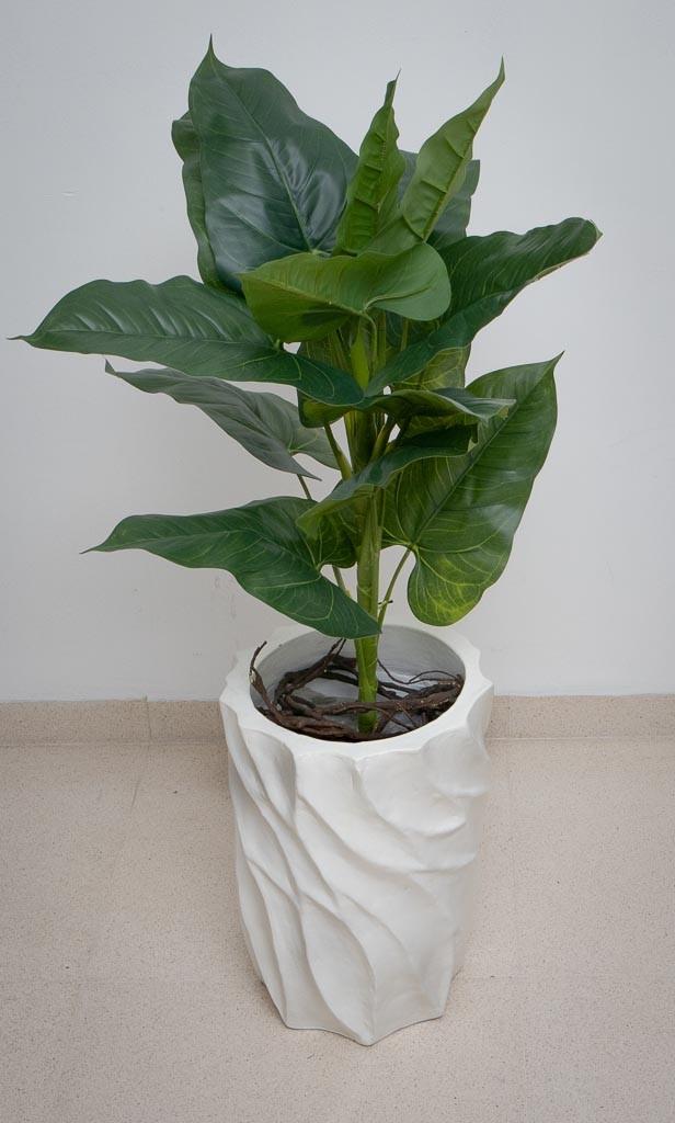 Planta hoja elegante 85cm