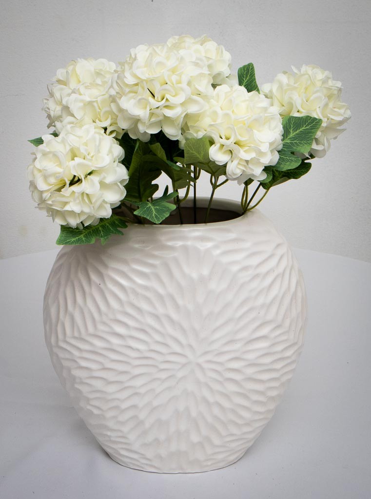 Ramo de crisantemo blanco 7 flores