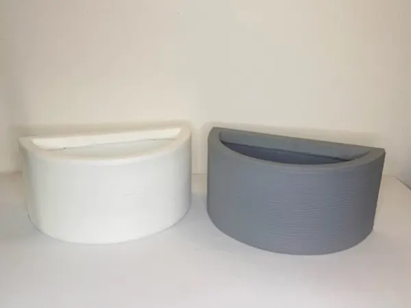 Semicírculo de Pared Polietileno 15cm de altura y 33cm de largo