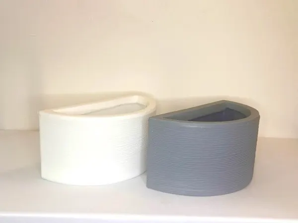 Semicírculo de Pared Polietileno 15cm de altura y 33cm de largo