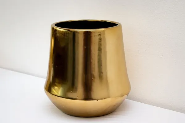 Base Ares oro de cerámica, dos tamaños