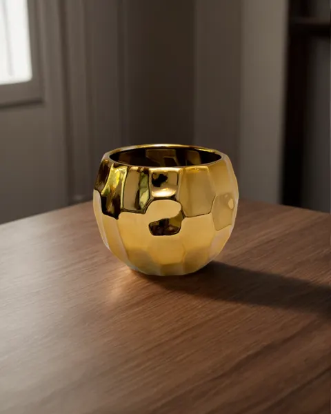 Base atenea oro cerámica, dos tamaños