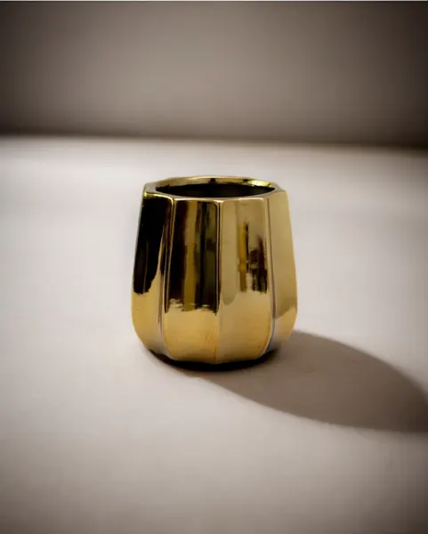 Base neo dorada de cerámica 16cm altura