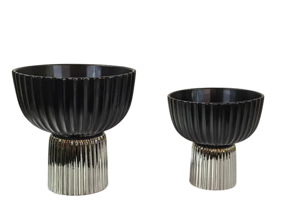 Base Argenta negra con plata, dos tamaños