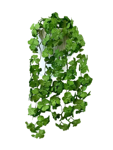 Colgante hoja de trebol 65cm soft touch