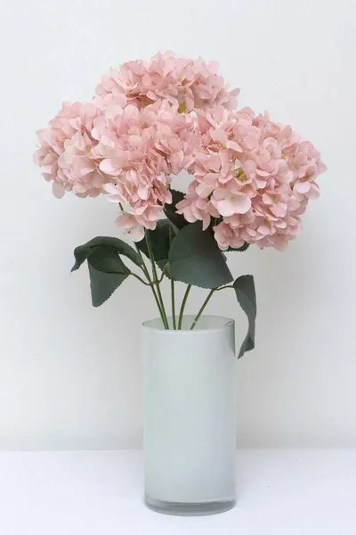 Ramo de hortensias vintage con 5 flores, varios colores