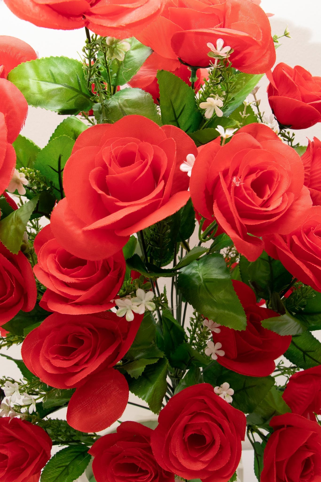 Ramo de rosas con 36 flores 65cm, varios colores