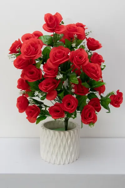 Ramo de rosas con 36 flores 65cm, varios colores