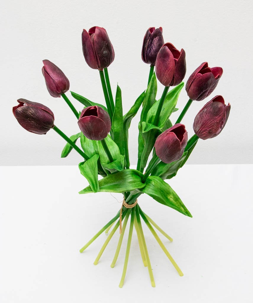 Ramo de tulipanes con 10 flores, varios colores